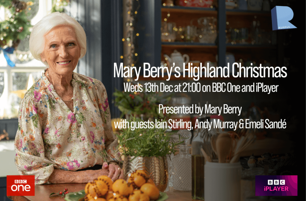 Catch Us On BBC One For 'Mary Berry's Highland Christmas' - Wednesday ...