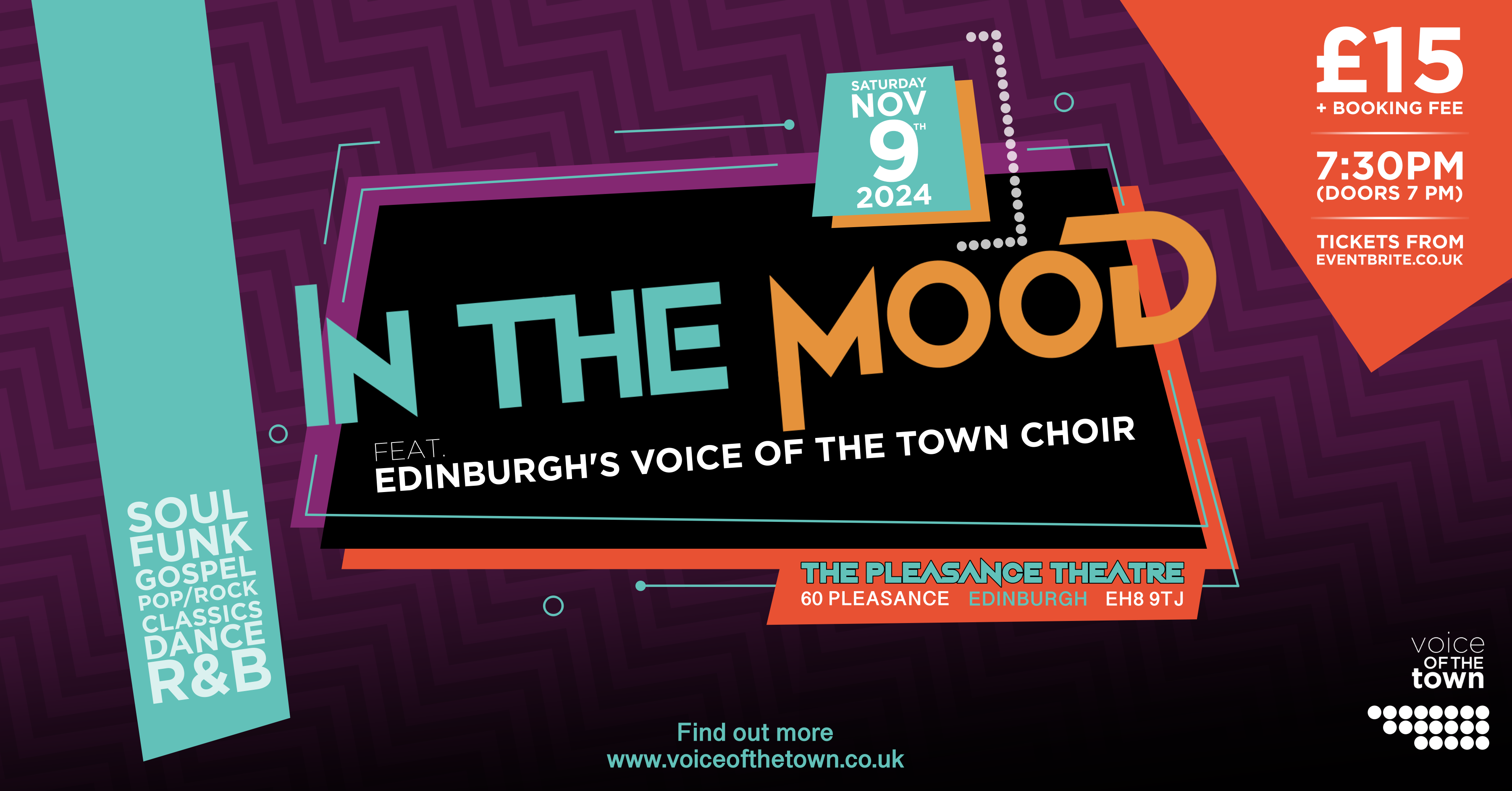 Edinburgh's Voice of the Town Choir In The Mood Pleasance Theatre