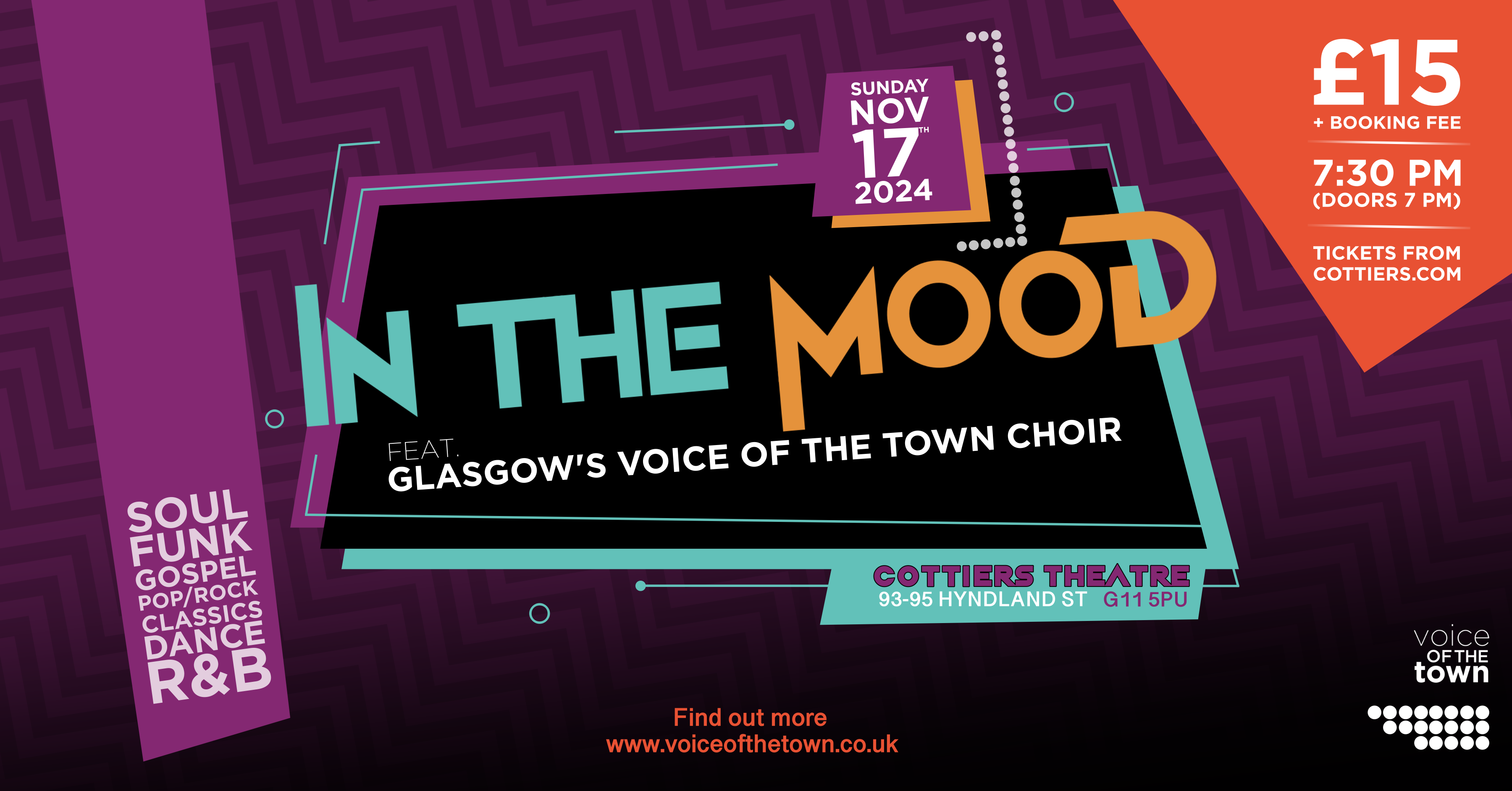 Glasgow VOTT Choir Show 2024 In The Mood Cottiers Theatre